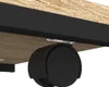 vidaXL Odkládací stolek s kolečky Sonoma 50x35x55,5 cm Náhled obrázku produktu 7