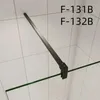 AICA 90x195cm Walk in Dusche 6mm NANO ESG Schwarz für Produktbild-Vorschau 2