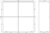 Technical drawings with dimensions of a cabinet. Voir les images du produit