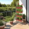 Vertikálna posteľ so 4 boxmi 52x21x127cm - hnedá Náhľad obrázku produktu 15