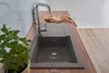 Einbauspüle Küchenspüle Spüle Granit Mineralite 78 x 44 Produktbild-Vorschau 3
