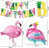 Hawaii Party Deko Set Flamingo Folienballon Geburtstags Produktbild-Vorschau 3