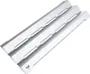 A metal grill heat shield with multiple slots, presented on a white background. Produktbild-Vorschau