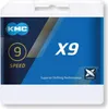 KMC Kette X9 Silber/Grau 1/2 X 11/128" 122Gl silber,grau Produktbild-Vorschau 3