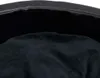 A close-up view of the interior of a black pet bed, showing the plush lining and the faux leather edge. Produktbild-Vorschau