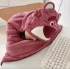Ręcznik kąpielowy z kapturem dla dzieci 70x140 cm – ponczo Podgląd zdjęcia produktu 4