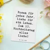 Mr. & Mrs. Panda Postkarte Spruch 10. Hochzeitstag Produktbild-Vorschau 2