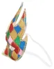 Maschera occhi veneziana colorata con glitter - Taglia Anteprima dell’immagine prodotto 8
