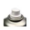A close-up view of the spray nozzle and top of a silver spray can. Produktbild-Vorschau