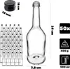 Bottiglie per liquore KADAX 500ml, 50 pezzi, bottiglie Anteprima dell’immagine prodotto 2