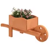 vidaXL Kvetináče na kolieskach 2 ks 47x15x19 cm masívne Náhľad obrázku produktu 3
