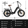 20 *3.0" 70Nm Carbon E-Bike 48V 18Ah E Bike Produktbild-Vorschau 7