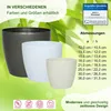 Übertopf Magnolia 36 silbergrau Produktbild-Vorschau 3