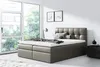 Boxspringbett Schlafzimmerbett CARMEN 120x200cm Kunstleder Produktbild-Vorschau 1