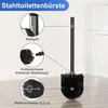 Klopapierhalter, Toilettenpapierhalter, 2-in-1 Edelstahl Produktbild-Vorschau 5