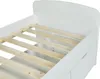 Bett mit 2 Schubladen & 1 Bettkasten  - 90 x 190 cm - Weiß Produktbild-Vorschau 3