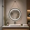 AIORBER LED-badspiegel, rond, met verlichting, Productafbeelding-voorbeeld 1