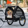 PawHut, inklapbare fietskar voor honden, zwarte kleur Productafbeelding-voorbeeld 2