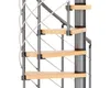 Dolle Geschosstreppe Bilbao Geradelaufend 234-260cm GH Holz Produktbild-Vorschau 6