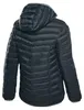 BLACK CREVICE- Damen Steppjacke mit Kapuze | Schwarz | Produktbild-Vorschau 3