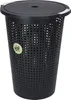 Wäschekorb aus schwarzem Kunststoff 35 l Produktbild-Vorschau 6
