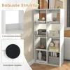 COSTWAY Bücherregal 4 Ebenen, Standregal mit 8 Fächern & Produktbild-Vorschau 7