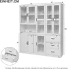 A diagram of a white cabinet with dimensions indicated by lines and numbers. Podgląd zdjęcia produktu