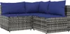 Garten Lounge Set mit Kissen Poly Rattan Polyrattan Produktbild-Vorschau 8