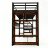Metaal hoogslaper 90 x 200 cm met kledingkast, opbergtrap, Productafbeelding-voorbeeld 16