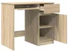 vidaXL Bureau Chêne Sonoma 86x49x76 cm Bois composite Voir les images du produit 5