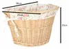 Panier en osier pour vélo, insert en laiton Voir les images du produit 22