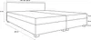 Doppelbett 160x200 ZAJDA DOUBLE 1 mit Stauraum - Graphit Produktbild-Vorschau 5