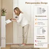 Mobiletto per scarpe HOMCOM con 3 ante, modello stretto, Anteprima dell’immagine prodotto 4