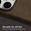 Accezz Vintage Leather Magsafe Backcover dla Apple iPhone Podgląd zdjęcia produktu 2