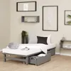 Homestyle4u Holzbett Palettenbett 90x200 mit mit Lattenrost Produktbild-Vorschau 2