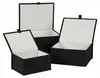 Set di 3 cestini portaoggetti Relaxdays, con coperchio e Anteprima dell’immagine prodotto 9