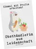 Mr. & Mrs. Panda Postkarte Obsthändlerin Leidenschaft - Produktbild-Vorschau 1
