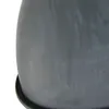 A close-up view of a gray planter pot with a dark saucer. Anteprima dell’immagine prodotto