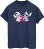 Disney - "Ohana" T-Shirt für Damen BI30240 (L) (Marineblau) Produktbild-Vorschau 1