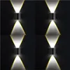 4x LED Wall Light Indoor Outdoor, 8cm Up e Down Wall Light, Anteprima dell’immagine prodotto 1