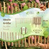 Floranica Staketenzaun aus Haselnuss mit Pfosten 35 cm hoch Produktbild-Vorschau 2