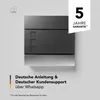 NewHabitat Briefkasten Anthrazit mit Zeitungsfach Produktbild-Vorschau 7