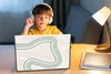 MuchoWow® Laptop Aufkleber Sticker Cover Linie - Abstrakt - Produktbild-Vorschau 3