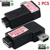Adapter Konverter abgewinkelt anschluss Mini USB (stecker) Produktbild-Vorschau 1