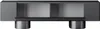 A cutaway view of a TV cabinet with two compartments and two cylindrical legs. Voir les images du produit
