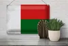 Blechschild Flagge Madagaskar 30x20cm Madagascar Vintage Produktbild-Vorschau 4