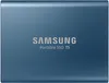 500GB Samsung Portable T5 USB3.1 Gen2 Blau retail Produktbild-Vorschau 1