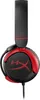 A close-up, front-facing view of a black and red gaming headset. Anteprima dell’immagine prodotto
