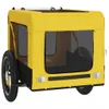 vidaXL Cani da Rimorchio per Biciclette Giallo e Nero Anteprima dell’immagine prodotto 4
