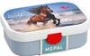 Mepal Lunchbox Campus Wild Horse Wit/Blauw Anteprima dell’immagine prodotto 2